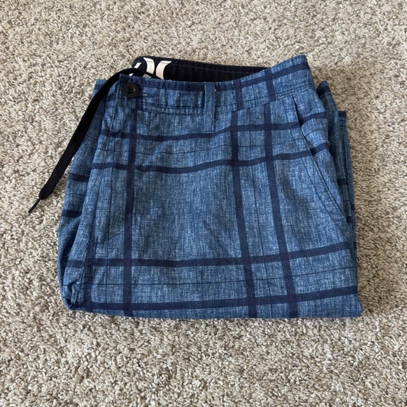 Hurley Board Shorts Men's blue Swim trunks size 34 - Picture 10 of 10